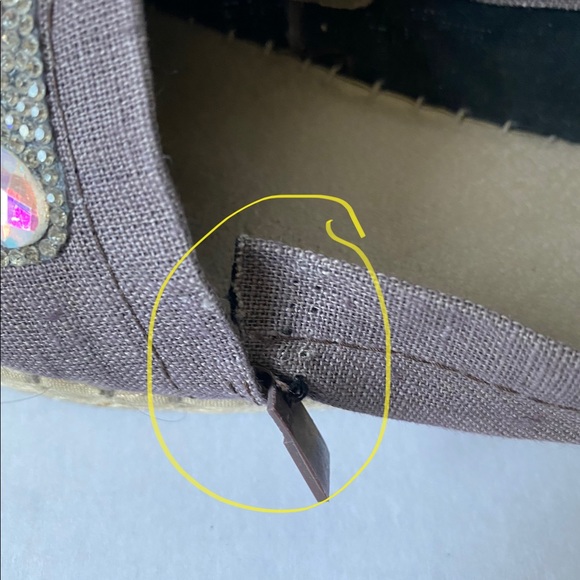 Ilse Jacobsen “Hornbaek” Adornments Canvas Espadrille Size 9 - Picture 8 of 10